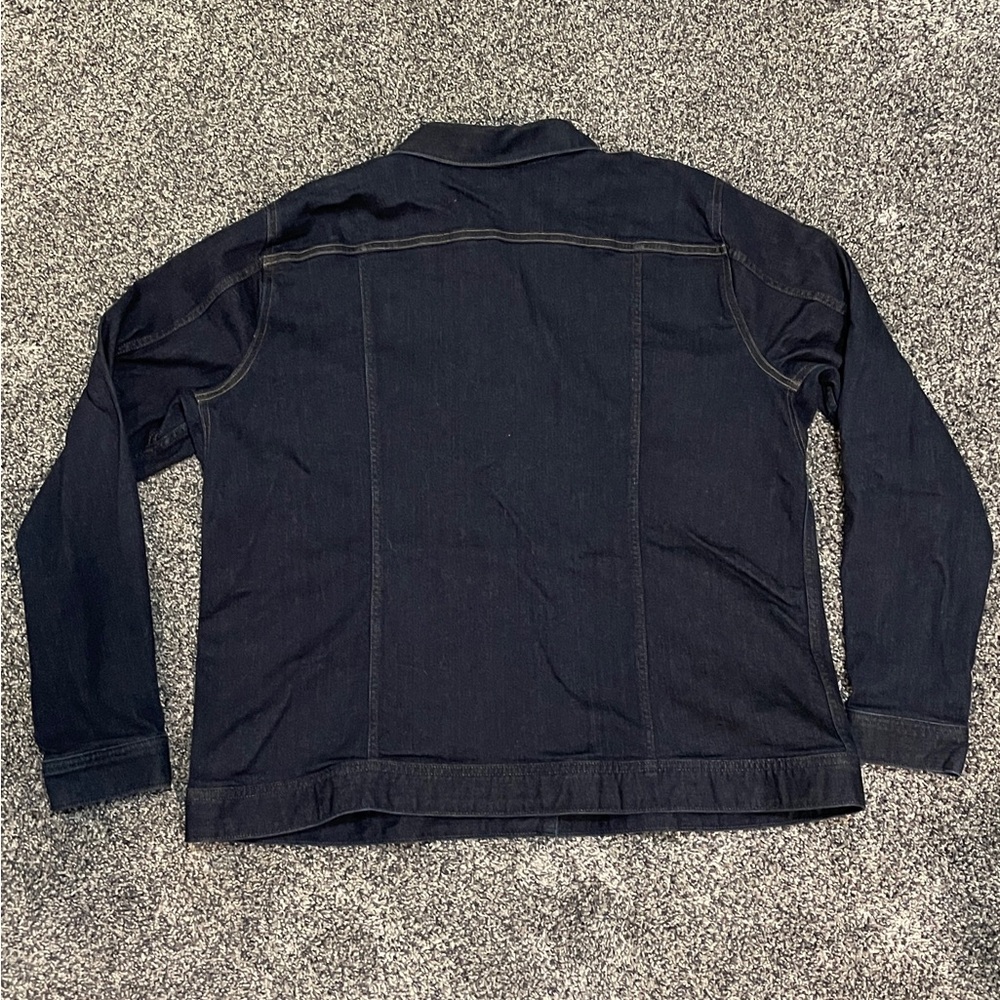 Duluth Trading Co Dark Blue Jean Jacket - Picture 2 of 4